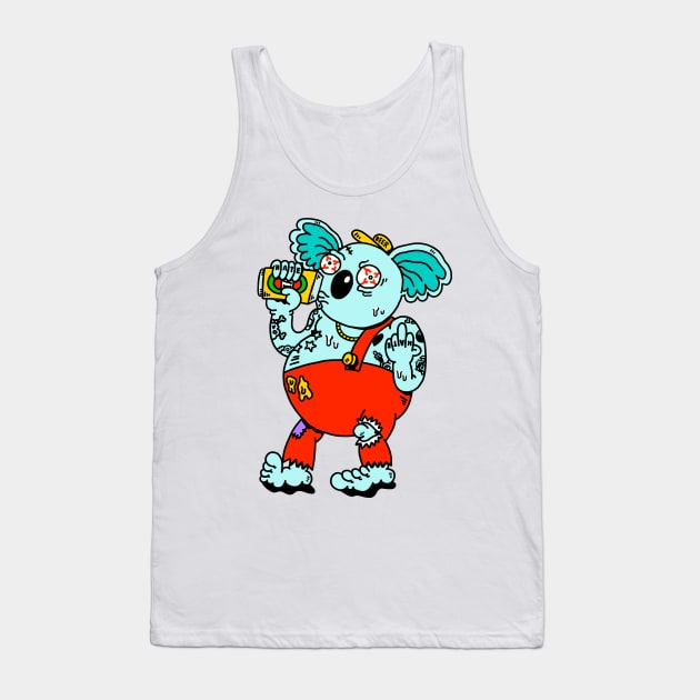 Blinky Bill goes downhill Tank Top by russelltaysom@gmail.com